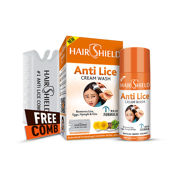 hairshield anti lice cream wash